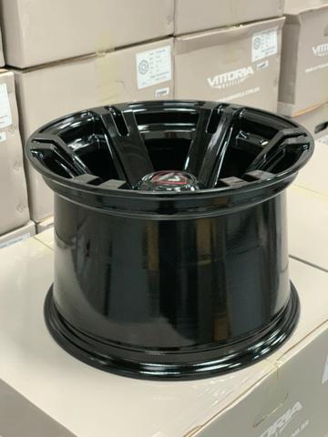Rodas aro 15 15x10 6x139,7 Fort Weels Tundra Troller Triton Hillux S10 - Foto 3