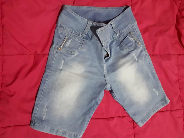 Calção jeans