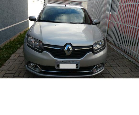 Oferta logan 1.6 dinamique HI-FLEX 1.6 8V com gnv prata impecável 2014 !!! - Foto 2