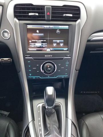 Ford Fusion Titanium Plus AWD Branco, com Teto, 4 pneus novos - Foto 12