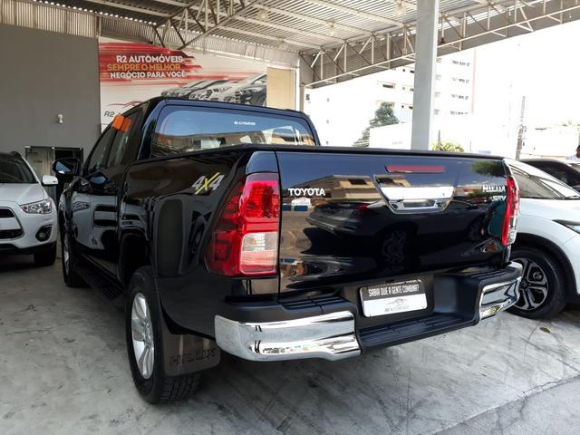 Toyota 2018 Hilux srv 4x4 2.7 Flex Automatico top de linha impecável confira - Foto 5