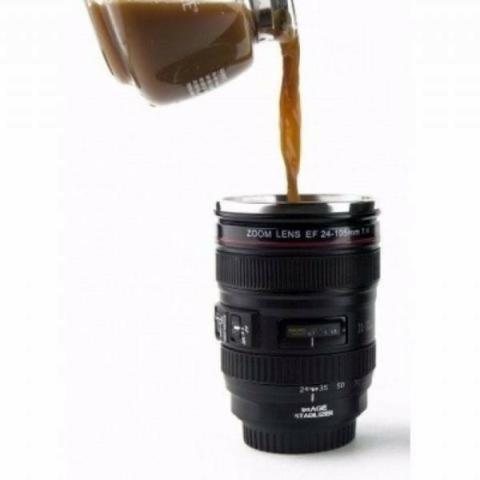Caneca Térmica Lente Canon 24-105mm - Copo De Alumínio - Foto 2