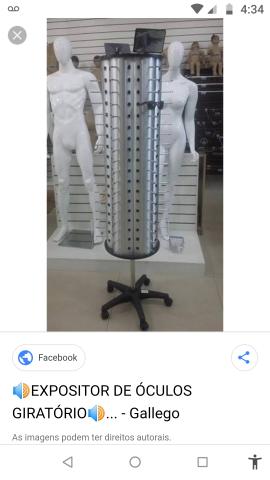 Expositor de óculos!