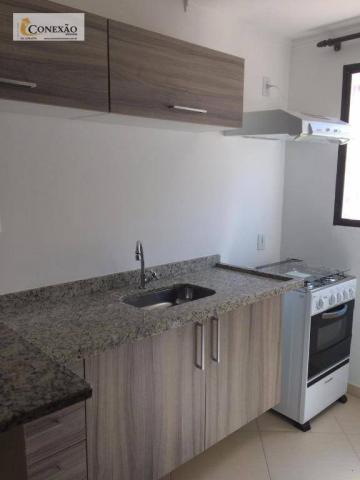 Apartamento com 1 dormitório para alugar, 30 m² por R$ 1.225,00/mês - Centro - São Carlos/ - Foto 4