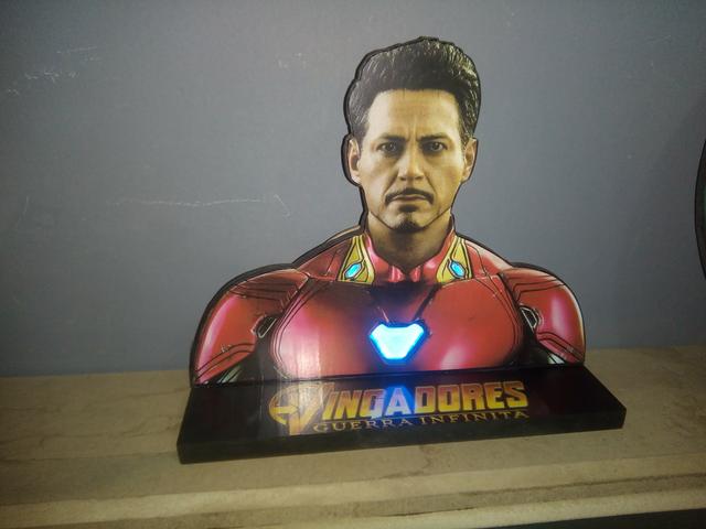 Luminária ou Abajur Tony Stark Homem de Ferro - Foto 3