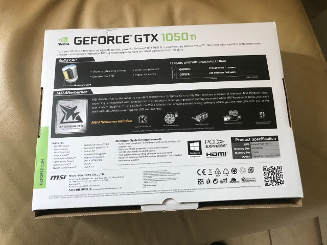 Placa de vídeo GTX 1050 Ti MSI - Foto 5