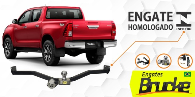 Engate Reboque - Volkswagen Gol / Fiat Pálio / Toyota Etios / Honda Civic