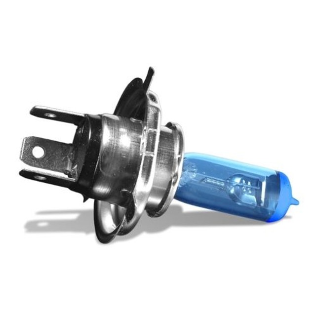 Lâmpada Super Branca Moto H4 Efeito Xenon 12v - Foto 3