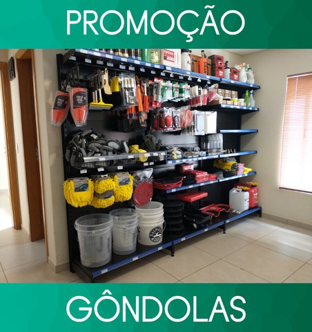 Gôndolas Novas | Instalação de Armazenagem Completa