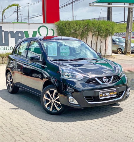 NISSAN MARCH SL 1.6 2016 / APENAS 51 MIL RODADOS