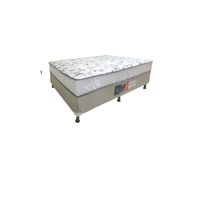 Quarto cama casal box de molas 
