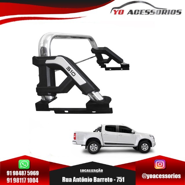 Santo Antonio S10 2012 a 2020 Cromado Aço Inox Excelence