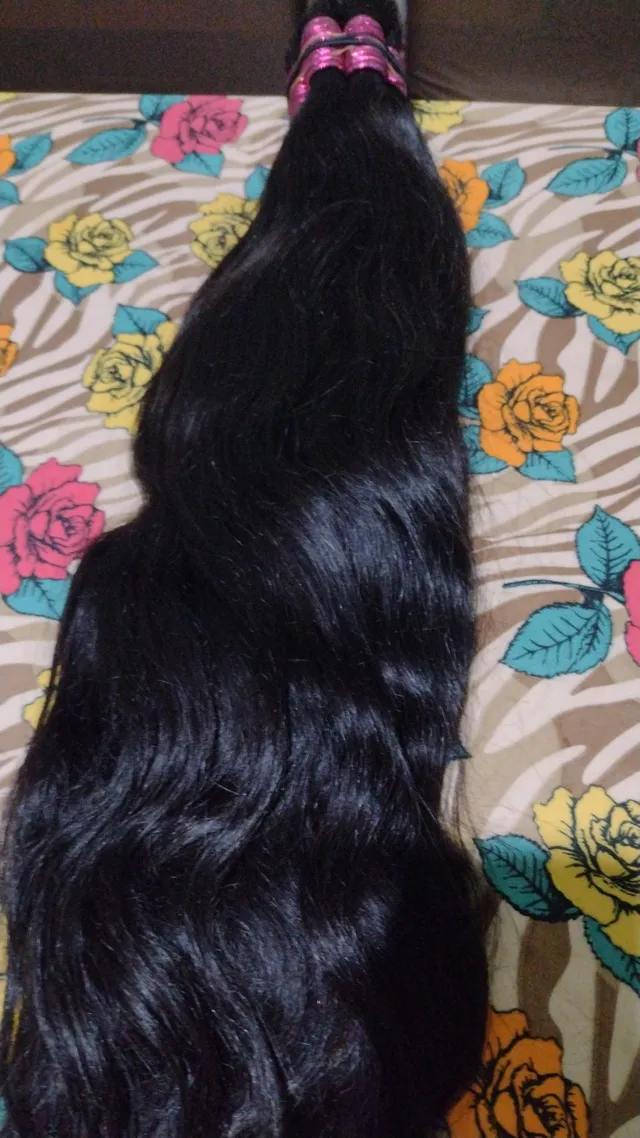 Cabelo Humano Vietnamita Loiro Mesclado 55cm-100g Mega Hair