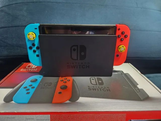 Nintendo Switch V1 Desbloqueado Completo Lotado De Jogos - Escorrega o Preço