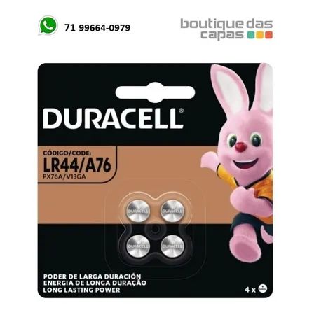 Pilha Duracell LR44/A76 Alcalina (4 Unidades) calculadoras laser pointer