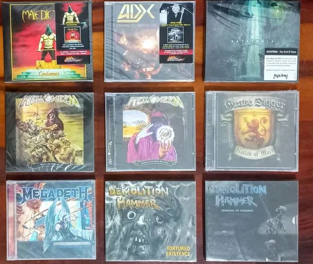 CDs lacrados Thrash Power Metal 