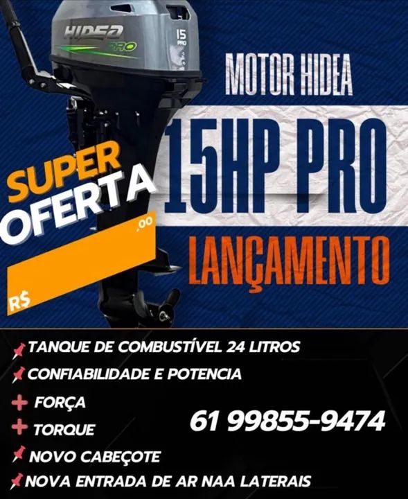 MOTOR DE POPA A PROTA ENTREGA. - Foto 2