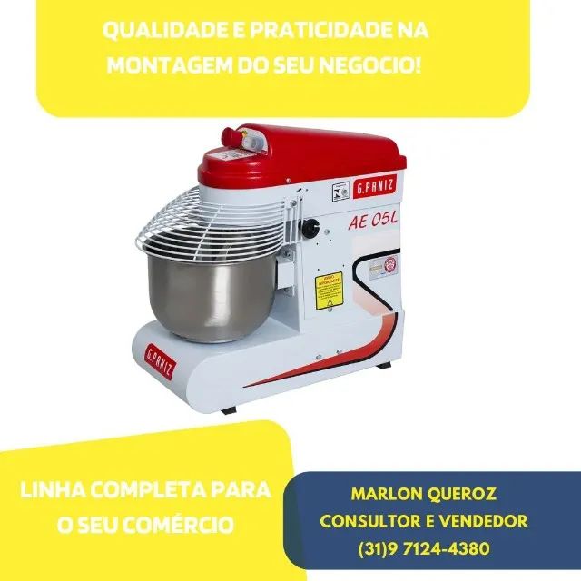 Amassadeira Espiral 5 Kilos G-Paniz Nova