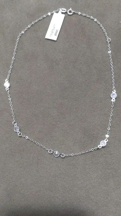 Lindo choker prata 925