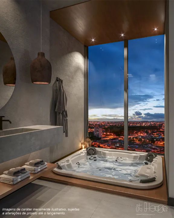 O primeiro com Sky Lounge com piscina com raia aquecida - Foto 4