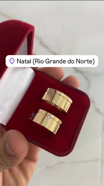Alianças Moeda Antiga Pronta Entrega Garantia Eterna