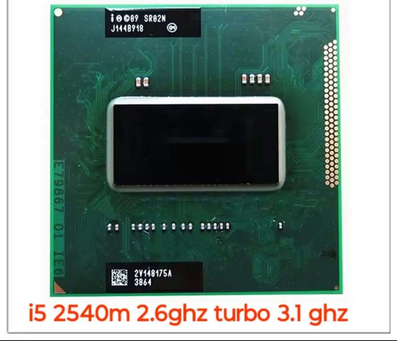 Processador Intel Core i5 2540M 2.6Ghz  - alto desempenho Turbo 3.1Ghz