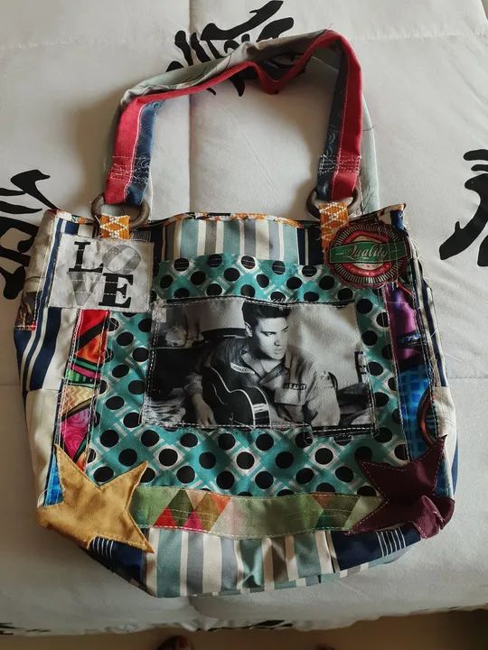 Bolsa  com foto do Elvis compras