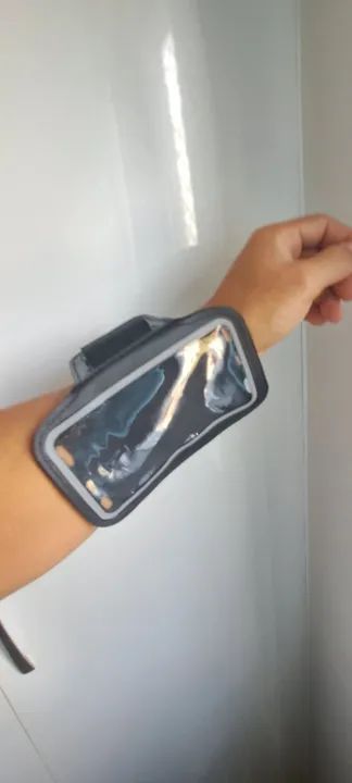 Capa de Braço Suporte Braçadeira de Celular para Corrida e Caminhada até 6.5 Polegadas<br> - Foto 3