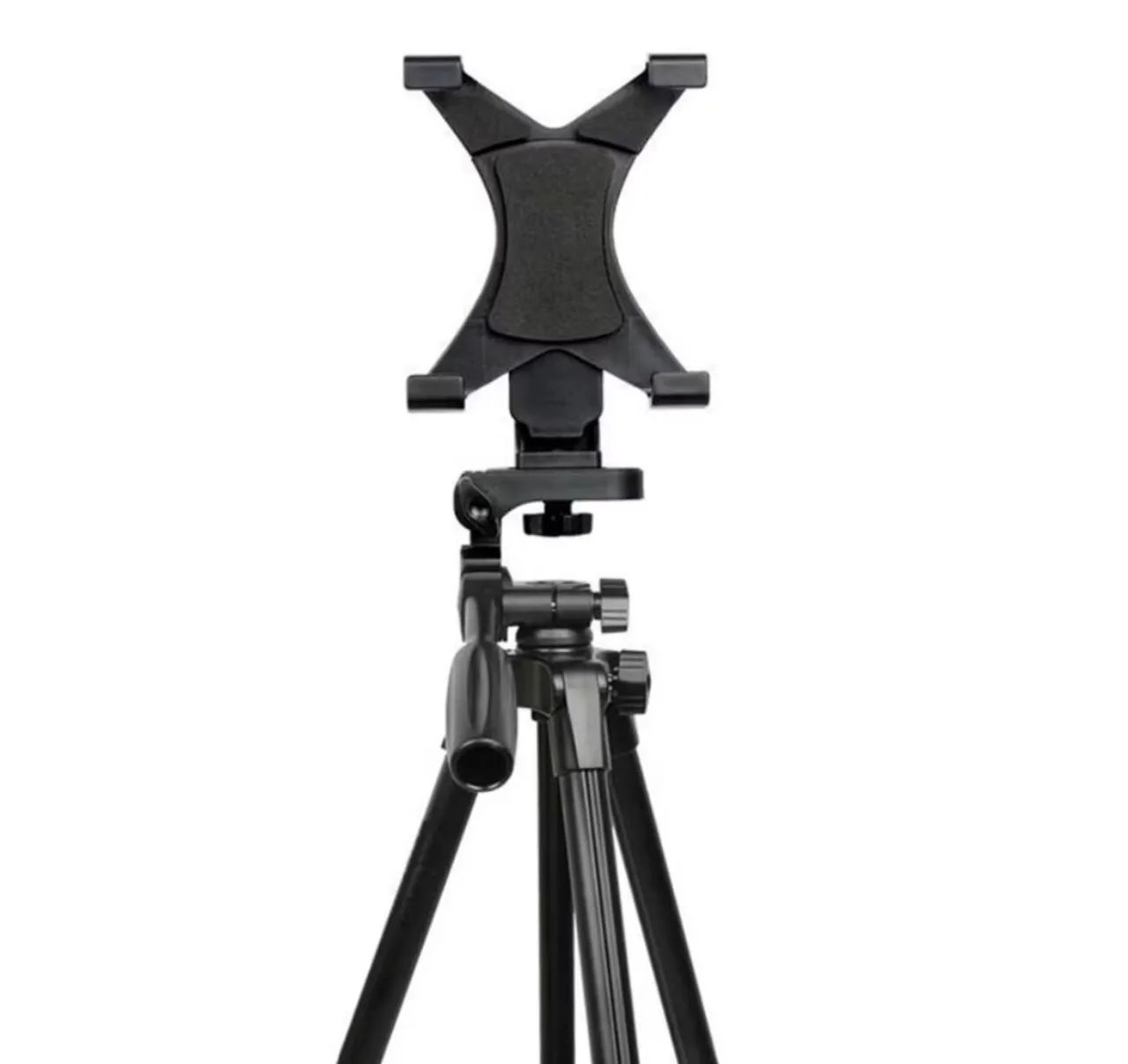 Suporte Adaptador De Celular Tablet para Tripe 2 em 1 com rosca 1/4 Universal - Foto 4