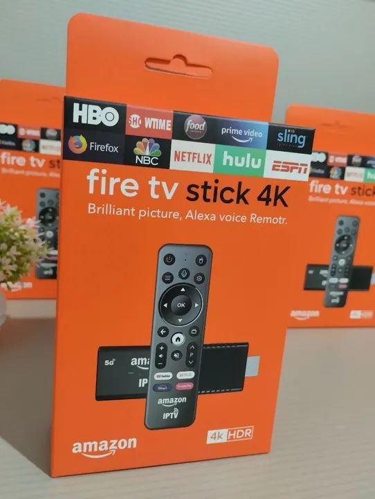 Fire TV Stick Amazon (Android 4K) - Novo e Lacrado