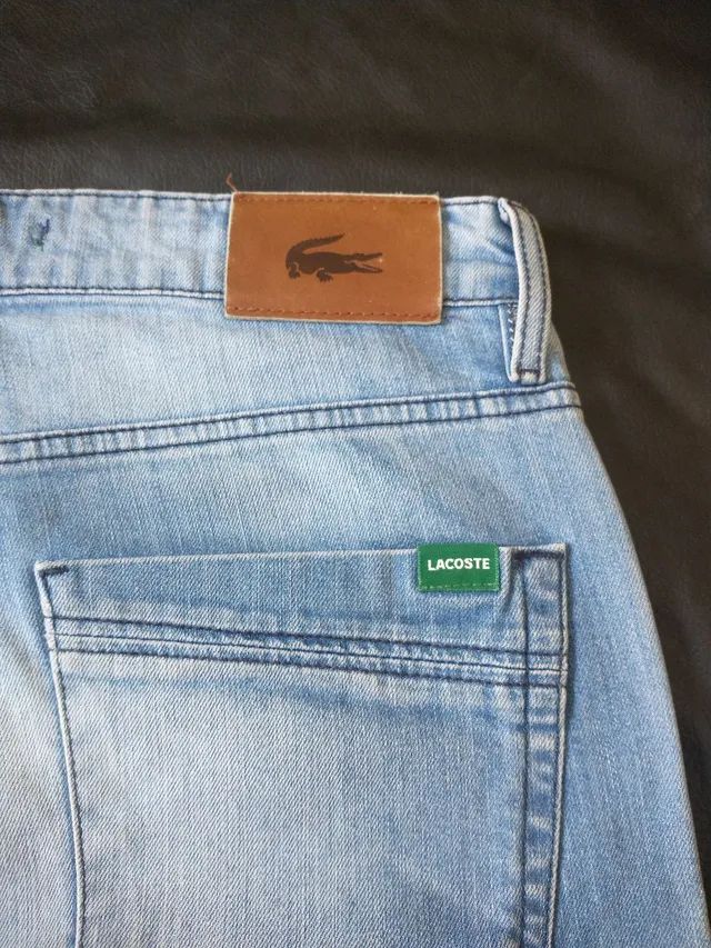 Calça jeans feminina Lacoste Tam 40  - Foto 4