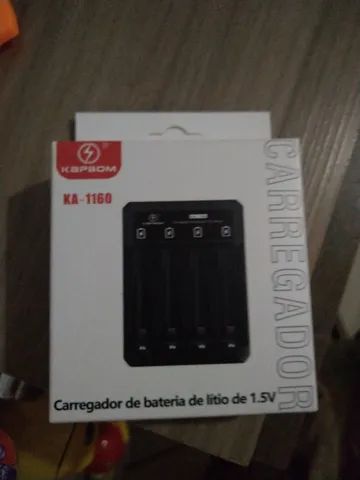 CARREGADOR DE PILHA UNIVERSAL KA-1160 KAPBOM NOVO - Foto 4