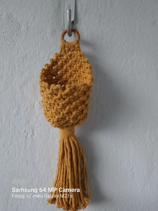 Porta treco em macrame - Foto 2