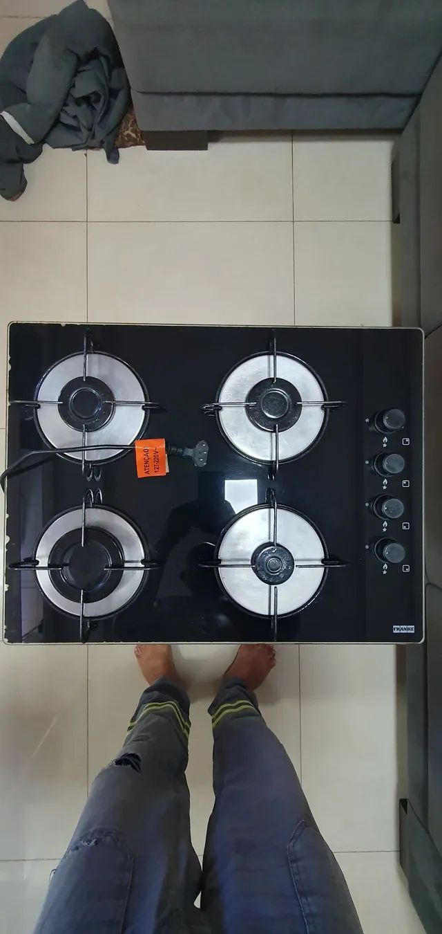Cooktop 4 bocas elétrico 127220 Utensílios Para Cozinha Santa