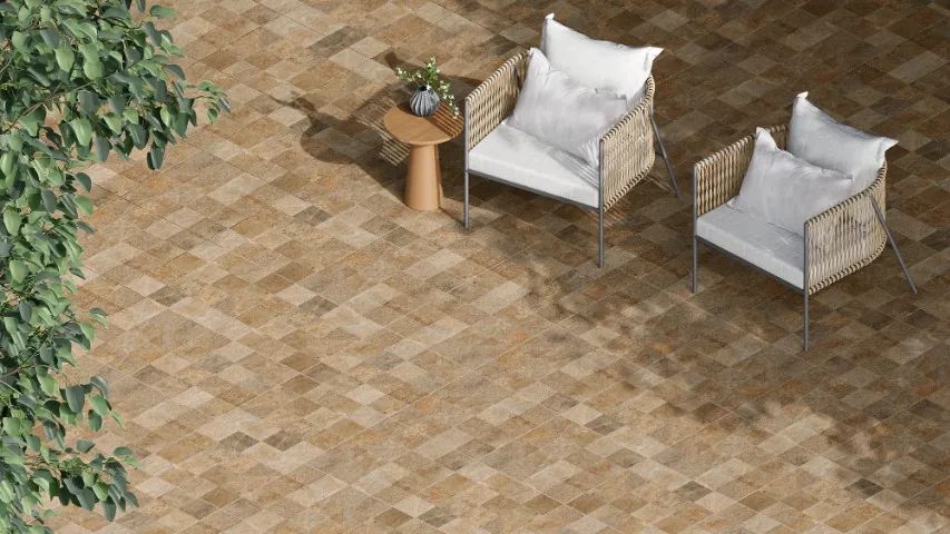 Piso Granilhado Retif. Napole 54x54 LEF  - R$ 26,90 o m² - Foto 2