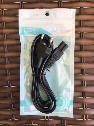 Cabo De Força Bipolar Para Tv Smart Notebook Impressora 2 metros (Novo) - Foto 3