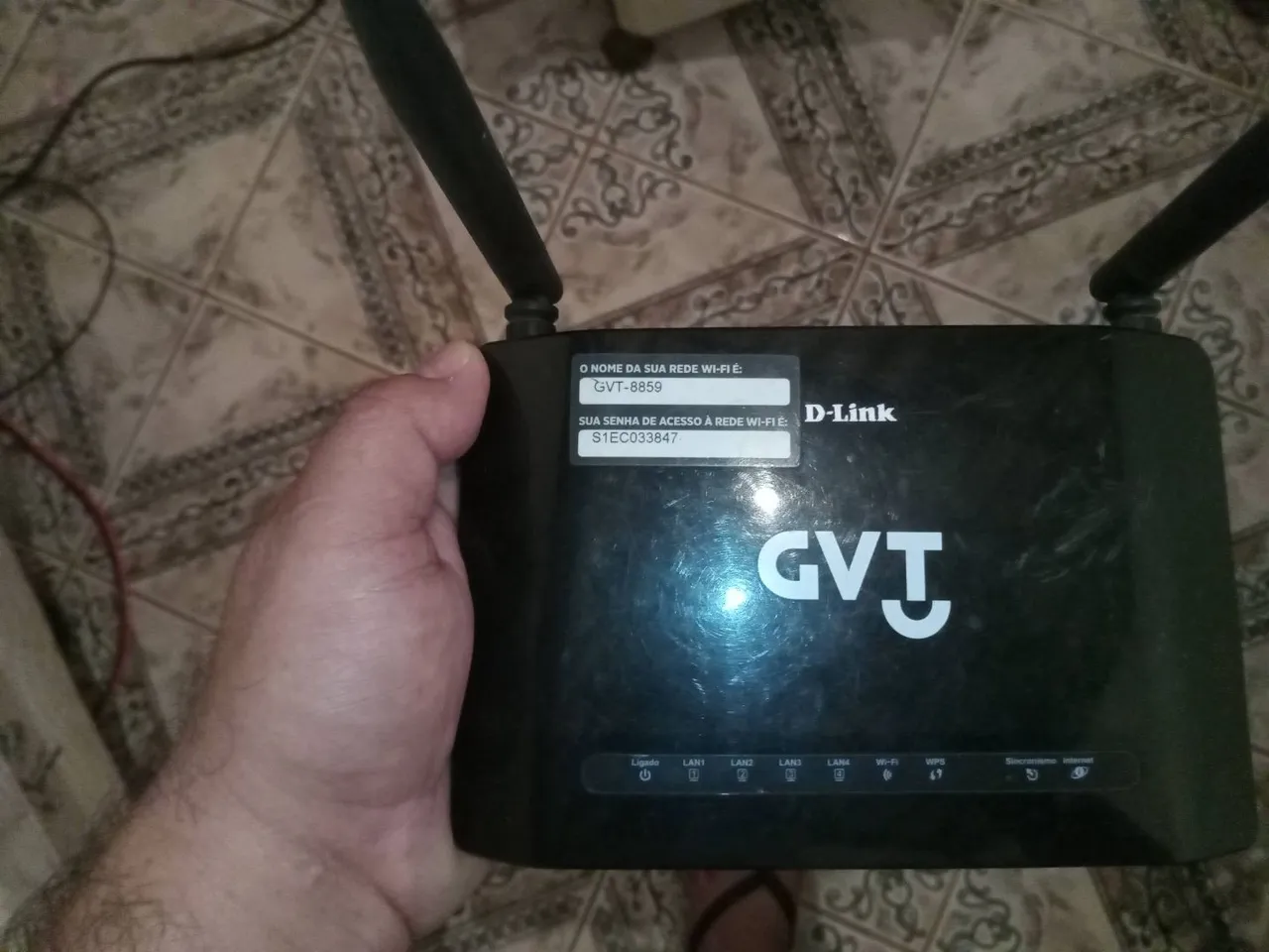 Modem Roteador Gvt 2 Antenas 300 Mbps