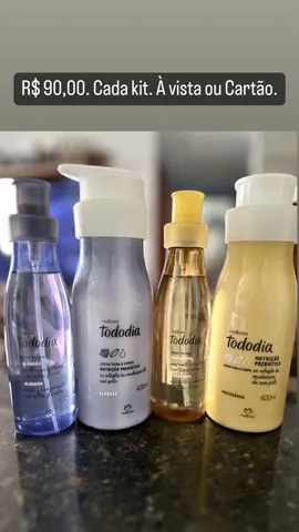 Kit Colônia + Hidratante, R$ 129,00.