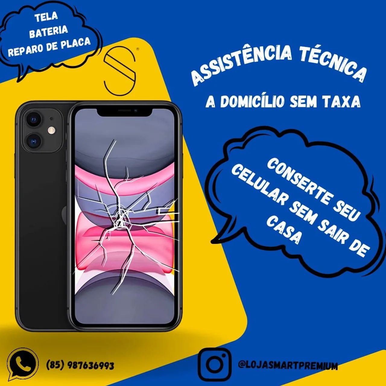 TROCA DE TELA A DOMICÍLIO 