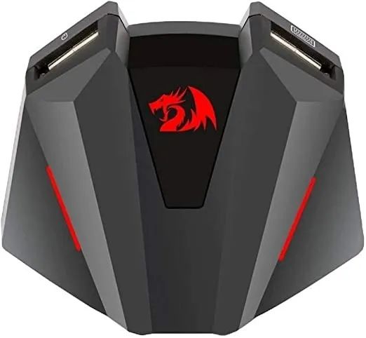 Adaptador de Teclado e Mouse Para Console Xbox One PS4 Nintendo Switch PS3 Redragon Vulcan