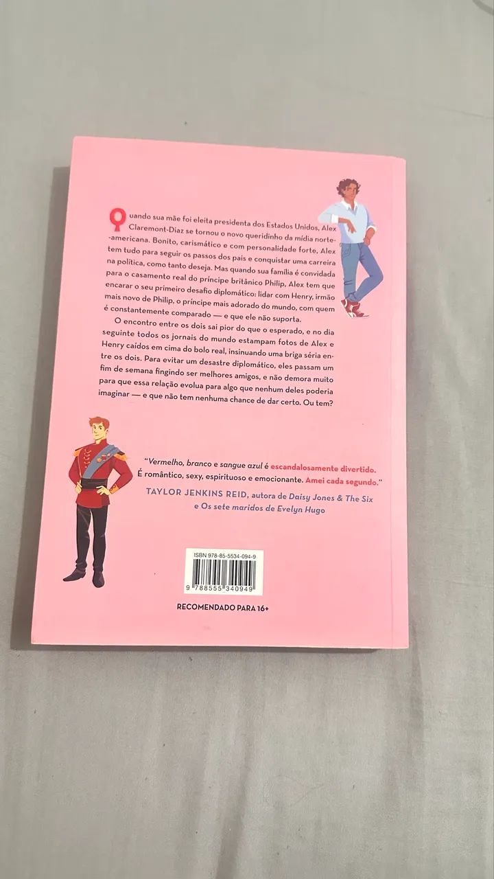 Livro: Vermelho Branco e Sangue azul - Foto 3