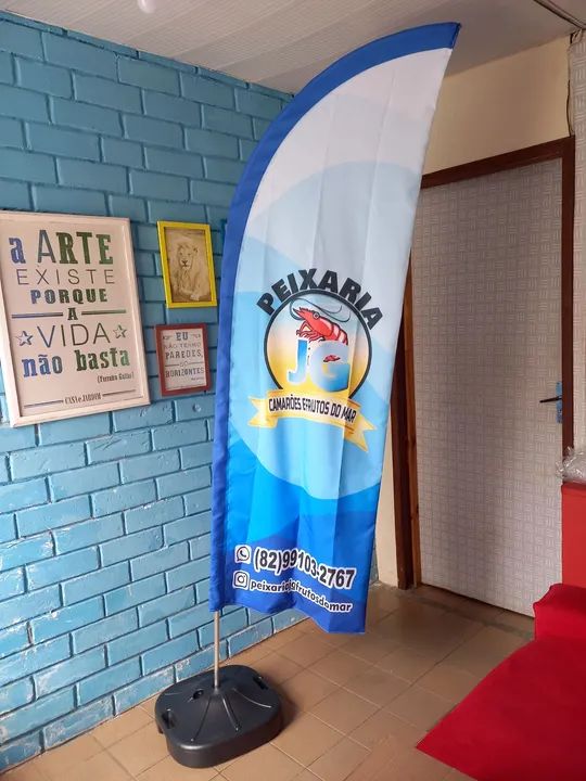 Wind Banner em tecido oxford. - Foto 2