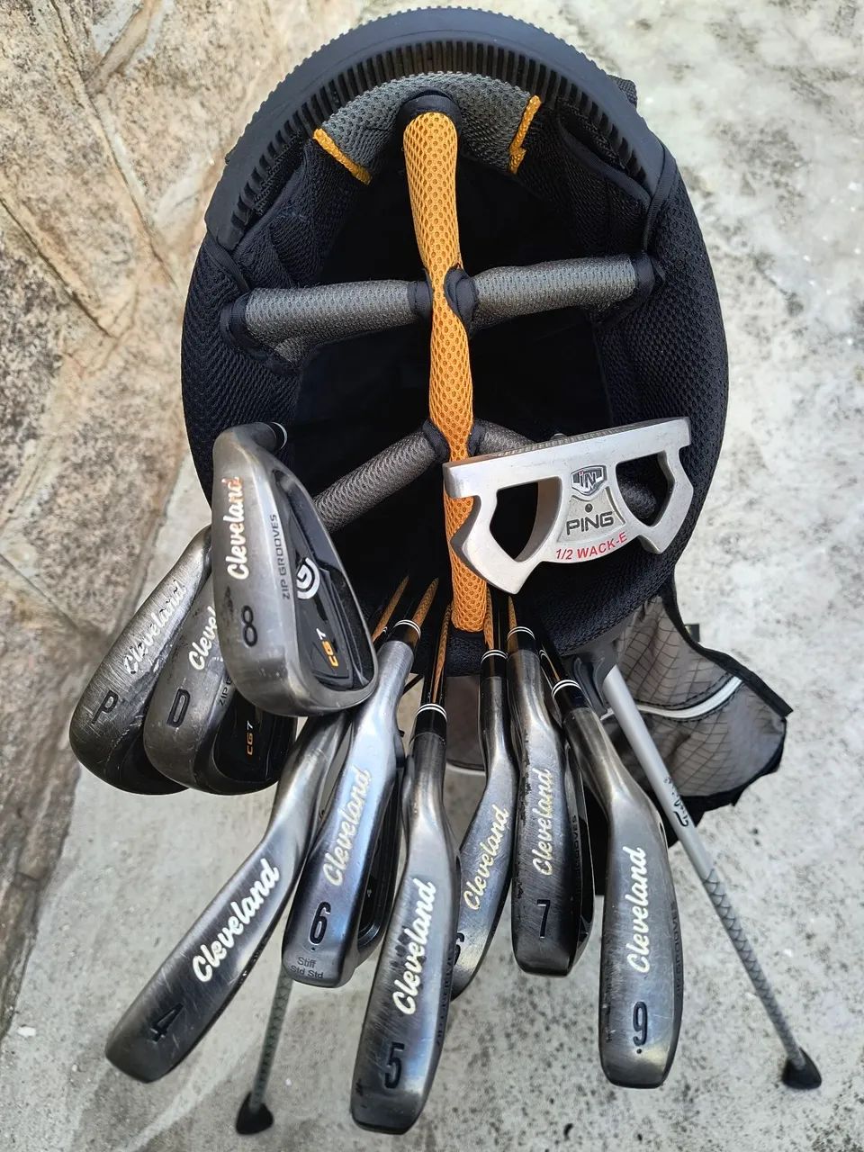 Tacos Golfe set completo com bolsa de campo e viagem - Foto 5