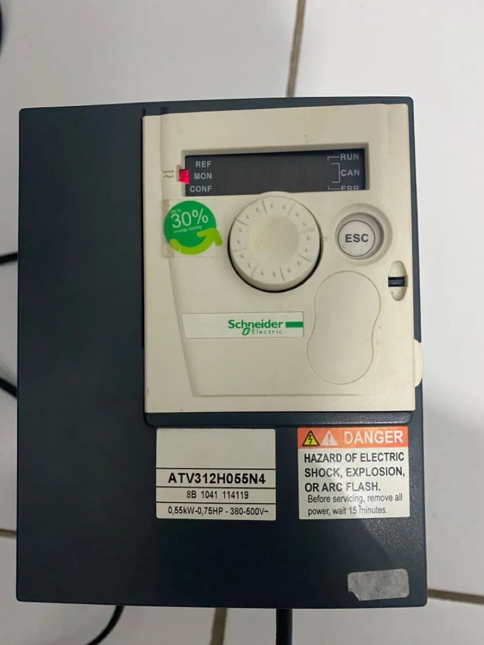 Inversor de frequência Schneider ATV312 0,55Kw