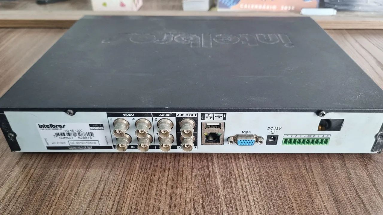 Gravador de Vídeo Intelbras VD 4E 120 C - Foto 3