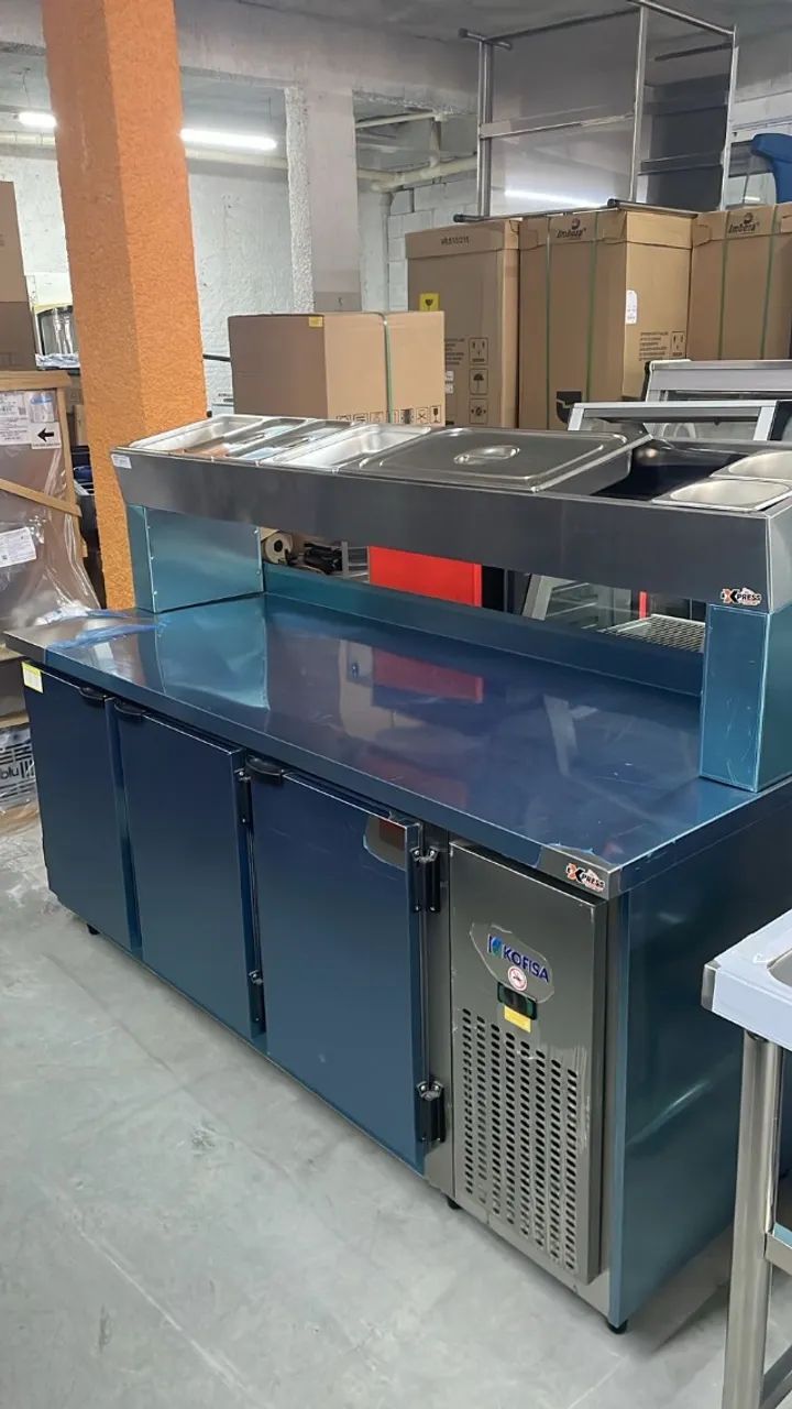 Condimentadora refrigerada inox 1,85m (Ester)