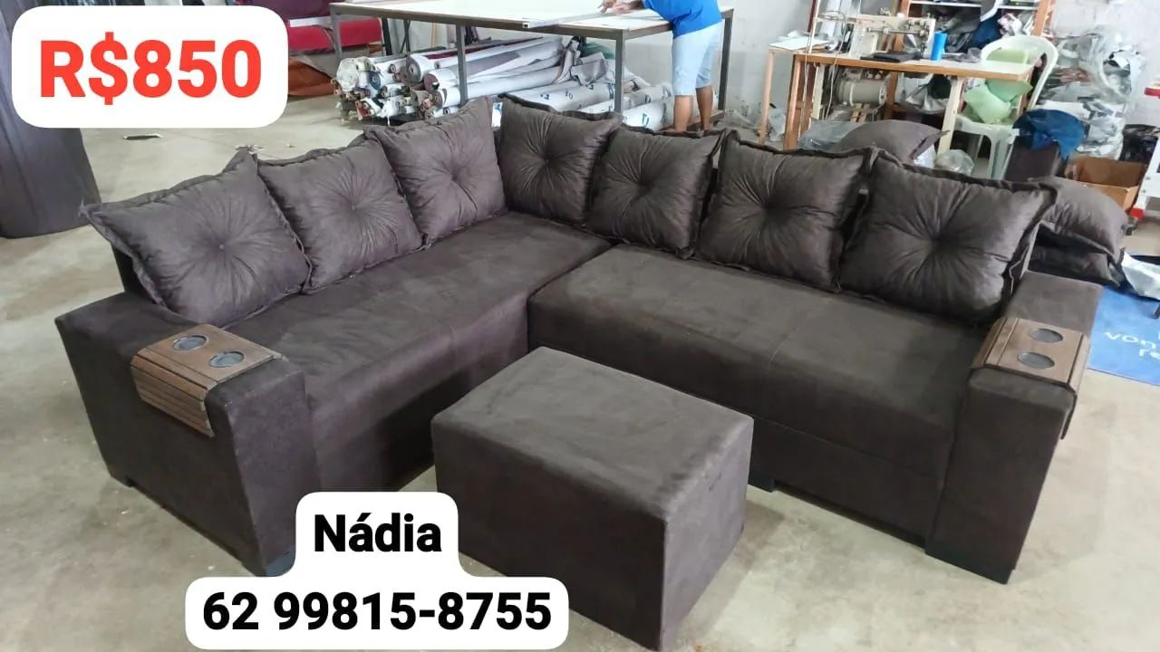 Sofá marrom ===086