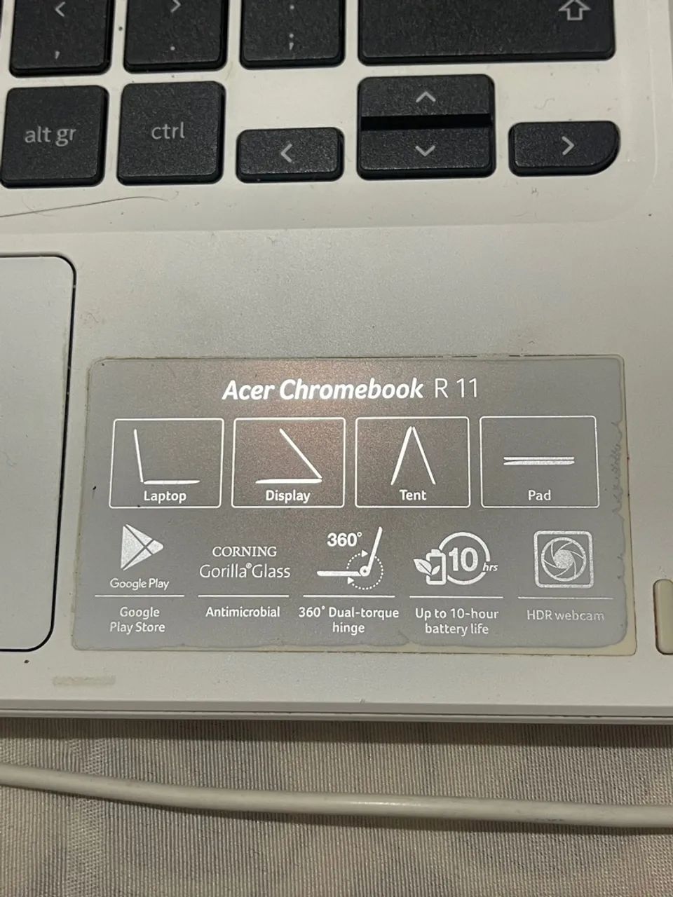 Chromebook Acer com tela touchscreen  - Foto 2