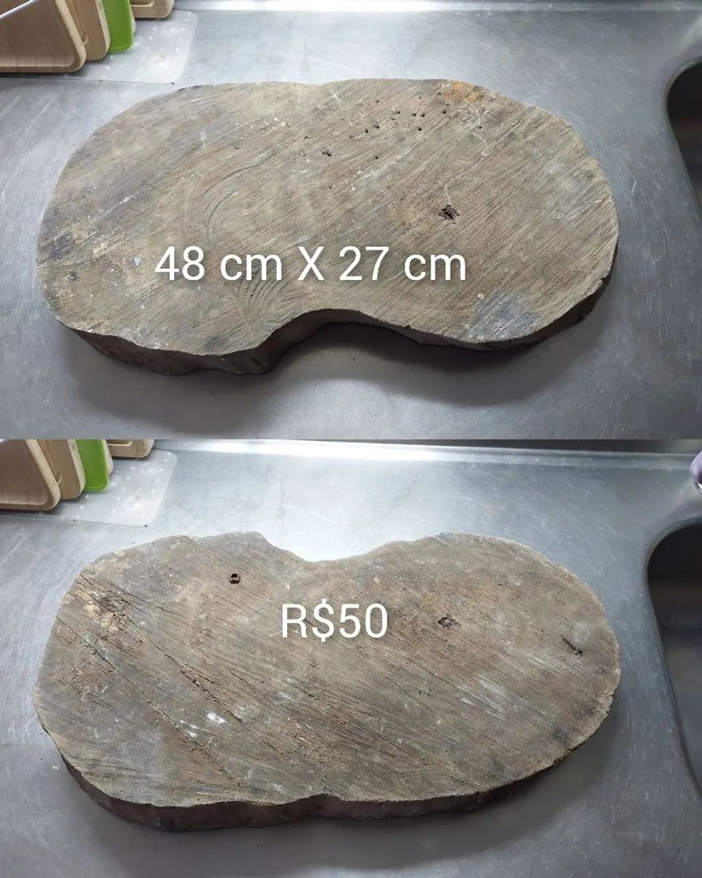 Bolachas de madeira rústica 