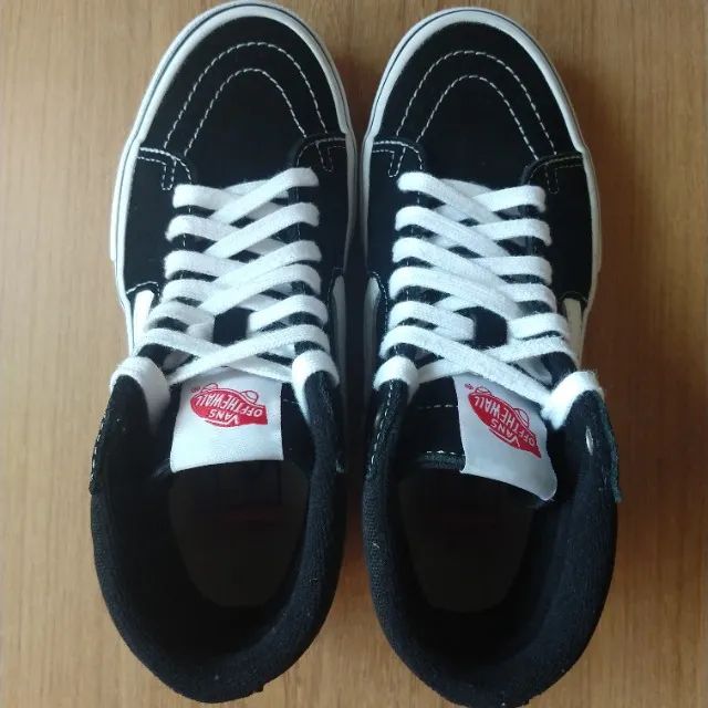 Tenis Vans Original Cano Alto Preto  - Foto 4